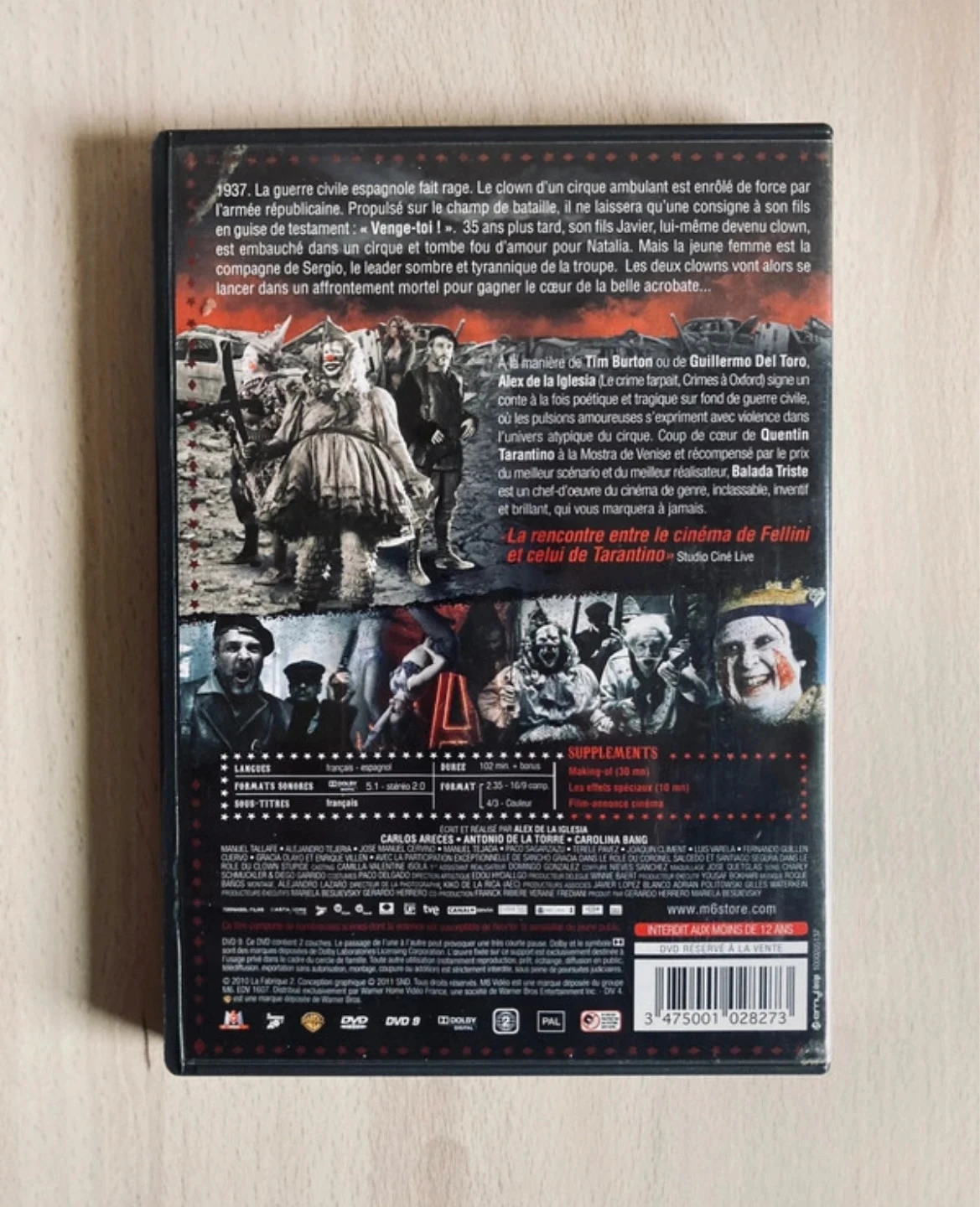 DVD Balada Triste van Alex de la Iglesia. – photo 3